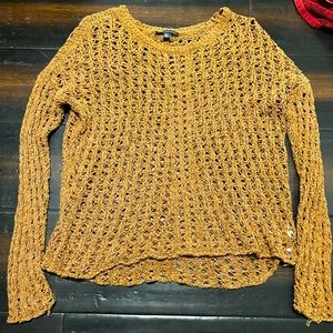 Brown/tan knit sweater